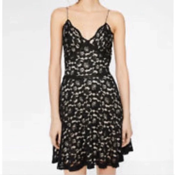 zara white dress with black bows Marella Envers satin backless dress – MiLA Βoutique main image 0